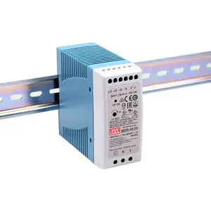 Meanwell MDR-40-5 With indicator light 5VDC output 30W 0~6A din rail power supply