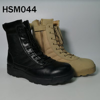 XC, Anti-choc EVA + semelle en caoutchouc USMC bottes de combat d'entraînement 6 pouces noir bottes de style solide pour hommes HSM044