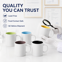 Kit de Peinture DIY en Céramique pour Tasses – Tasses Vides Personnalisables, Stylos Aquarelle, Marqueurs Craie, Boîte Cadeau, Qualité Alimentaire, Anti-Fuite