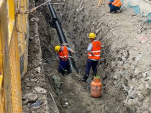 <span class=keywords><strong>Tuyau</strong></span> corrugué en spirale en PE renforcé d'acier pour culvert routier, haute capacité de charge, haute pression, durable - Product Image 6