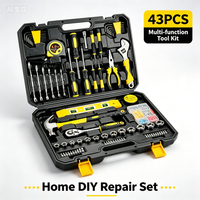 Kit d'outils manuels multifonctions pour la maison, ensemble de boîtes à outils pour le travail du bois et la réparation électrique, pour la vente en gros