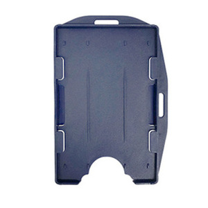 Pratique dur en plastique Badge travail porte-carte d'identité protecteur étui Double face carte d'identité Transparent boîte blanche porte-carte - Product Image 6