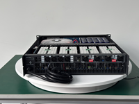Amplificateurs professionnels de classe D Tonewinner en métal, puissance active Hi-Fi pour système de cinéma maison et récepteur AV 4x1000W