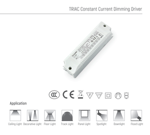 ไดรเวอร์ LED แบบหรี่แสงได้ Euchips EUP20T-1HMC-0 20W 350-700mA แบบ DIP Switch TRIAC ELV กระแสคงที่ 9-42V Output PF0.95 - Product Image 2