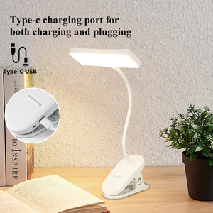 Linh hoạt nghiên cứu đèn bàn với Clip USB sạc ánh sáng ban đêm cạnh giường ngủ nghiên cứu đọc sách văn phòng làm việc LED đèn bàn - Product Image 3