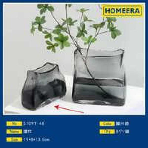 Moderno vaso di fiori in vetro minimalista 19x8x135cm per decorazioni per la casa matrimonio display cucina camera da letto Design creativo in - Product Image 1