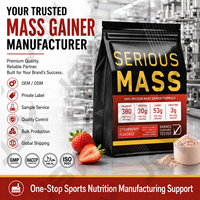 Poudre Protéinée Mass Gainer 2LB, Prise de Masse Haute en Calories, Nutrition Sportive, Fabricant OEM Marque Privée
