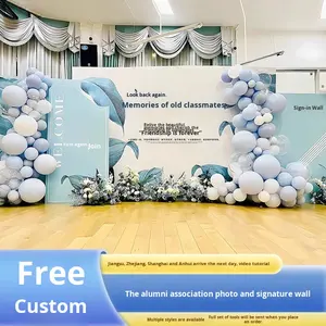 Sınıf Birleşimi Partisi Sahne Düzeni Çince Karakterler Grafik İmza Duvarı 30. Yıl Dönümü Mezuniyet 20 Atmosfer - Product Image 3