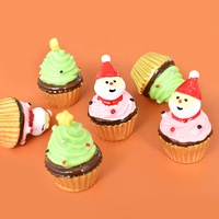 Petit gâteau artisanal en résine de haute qualité, Mini cadeau en résine, ornements de noël pour bricolage, décorations de gâteau d'anniversaire, de bureau