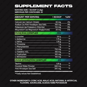 Venta al por Mayor de Polvo de Aminoácidos 9 EAA con los 3 BCAA y 6 Más EAA para Apoyar la Síntesis y el Crecimiento Muscular - Product Image 2