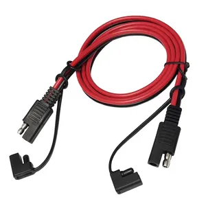 JKM-Cable de extensión SAE 14AWG, conector de 1m, 2 pines, enchufe de desconexión rápida, Panel de batería Solar, Cable de conector automotriz DIY