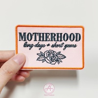 Patch de broderie personnalisé fer sur patchs de transfert de chaleur personnalisé conception personnalisée patch de broderie accessoire de chapeau