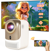 CR38 Pro 1080p Auto Focus Projecteur CRE LCD LED Lumière Lampe Mini Appareil Photo Numérique Projection 3.97 "LCD Caméra Vidéo Android 9/12