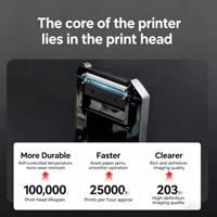 Imprimante thermique de codes-barres de bureau de qualité industrielle SHUNQI, 80 mm, fabricant d'autocollants de codes QR, 300 DPI, garantie de 2 ans, machine à étiquettes de bureau