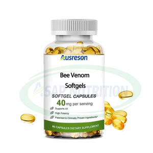 ASAP OEM Adult Bee Venom Softgels Supplément 99% Pure Melittin Organic Immune Support De Qualité Alimentaire De Haute Qualité - Product Image 1