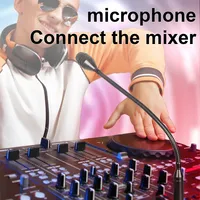 Microphone DJ professionnel filaire dynamique entièrement métallique avec col de cygne pour utilisation en KTV et bars