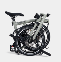 Vélo pliable CRANSTON D9k TRI-Folding 16 pouces 9 vitesses Freins à disque hydrauliques Cadre en acier au molybdène de haute qualité Vélo pliable