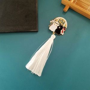 เข็มกลัดการ์ตูนน่ารัก เสี่ยวจ้าน หวังอี้ป๋อ รูปกระต่าย กังหันลม พร้อมพู่ห้อย  เข็มกลัดติดเสื้อ รูปดาวเคลือบเงา - Product Image 6