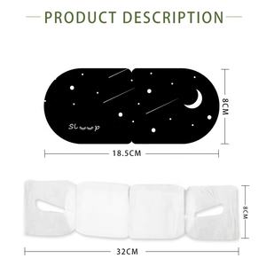 Özelleştirilmiş buhar göz maskesi eyemask rölyef tek kullanımlık kendinden ısıtma göz maskesi seyahat karartma uyku yama üreticisi - Product Image 5