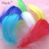 100 pièces plumes de dinde naturelles 6-12cm petit flottant coloré plume de cygne plume artisanat bijoux de mariage décoration de la maison SD021