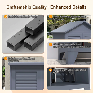 Armario <span class=keywords><strong>de</strong></span> Almacenamiento Exterior Impermeable Personalizado, Organizador <span class=keywords><strong>de</strong></span> Jardín, Armario para Herramientas <span class=keywords><strong>de</strong></span> Patio, Caseta para Equipos <span class=keywords><strong>de</strong></span> Jardín - Product Image 3