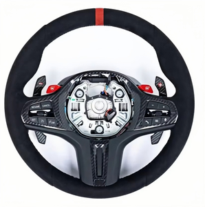 Volante Sportivo in Pelle e Fibra di Carbonio per <span class=keywords><strong>BMW</strong></span> G30 G20 G21 F10 <span class=keywords><strong>G11</strong></span> X3 X4 X5 X6 M3 M4 M5, Sostituzione OEM - Product Image 2
