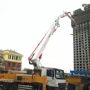 Nouvelle Arrivée Officielle Fabriqué 39m Boom <span class=keywords><strong>Pompe</strong></span> De <span class=keywords><strong>Livraison</strong></span> De Béton HB39K Transfert Ciment Mélangeur <span class=keywords><strong>Pompe</strong></span> <span class=keywords><strong>Pompe</strong></span> À Béton <span class=keywords><strong>Camion</strong></span> - Product Image 1