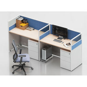 Escritorio de Trabajo Convertible de Madera Moderno de Alta Gama OEM con Elegantes Paneles Divisores de Oficina para Uso en el Hogar, la Escuela o el Hospital - Product Image 1