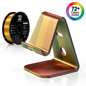 Support de téléphone et tablette pliable en métal arc-en-ciel imprimé en 3D personnalisé - Product Image 1