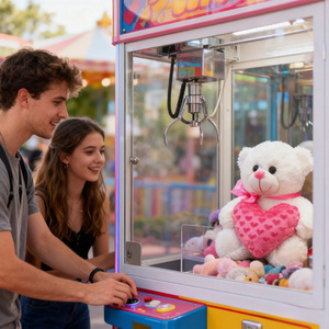 ตุ๊กตาหมีวาเลนไทน์ขายส่ง ขนาด 30 ซม. ผ้าพลัฌนุ่มพิเศษ บรรจุใยฝ้าย PP ช่วยคลายเครียด - Product Image 3