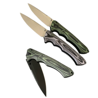 Couteau pliant S30V avec manche G10, couteau de poche S30V haute dureté, usinage CNC, logo personnalisé, vente en gros