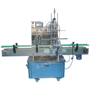 Halbautomat ische 4-Kopf-Magnetpumpen-Flüssigkeitsfüllmaschine für Lebensmittel für Parfüm Ätzende Pestizide Quantitativer Füllstoff - Product Image 5