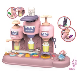 Machine à crème glacée en plastique rose personnalisée jouet enfants bricolage <span class=keywords><strong>Dessert</strong></span> ensemble de jeu avec modèle alimentaire pour les filles et les fans de pâte à <span class=keywords><strong>modeler</strong></span> Slime - Product Image 6