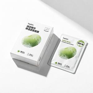 Masque facial rafraîchissant au haricot mungo Beplain, 10 unités, soin quotidien de la peau, tous types de peau - Product Image 1