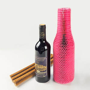 Envoltura de Papel de Panal Ecológica para Botellas de Vino, Funda Protectora Acolchada de Kraft Sostenible para Botellas de Vidrio - Product Image 2