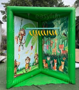 Easyfun Jeu gonflable d'extérieur attrape-la, jeu de chasse à la banane pour enfants, jeu de carnaval sur le thème de la <span class=keywords><strong>jungle</strong></span> - Product Image 2