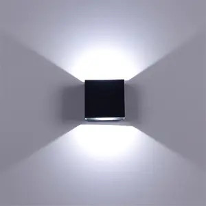 Modernes Aluminium LED-Wand licht, wasserdichte Lampe, für draußen, 6W, 10W