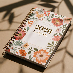 2026 personnalisé imprimé A5 quotidien annuel mensuel hebdomadaire planificateur couverture rigide non daté journal objectifs étudiant fournitures scolaires Journal - Product Image 2