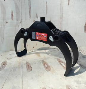 ตัวหนีบไม้ป่าไม้แบบหมุนได้ระบบไฮดรอลิกสำหรับรถขุด - Product Image 4