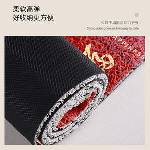 Elegante Tapete de Entrada con Diseño Floral, Rectangular, Lavable, de PVC, para la Puerta Principal del Hogar - Product Image 4