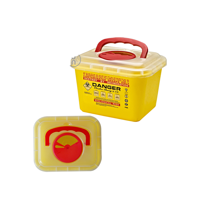 Острый безопасный контейнер для медицинских отходов, 5 л