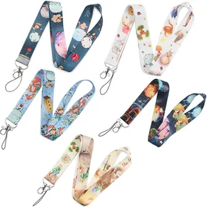 High Quality Cute Cartoon Fox Minnie Mobile Phone Strap Badge Holder Lanyard Key Chain Neck Strap