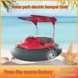 工場直販 卸売 中古 ファイバーグラス製バンパーボート 足漕ぎ式電動プロペラ水上バイク 1台からの注文受付 - Product Image 2