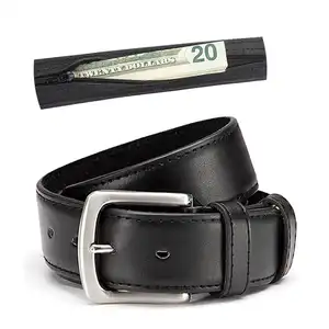 Travel Anti-Thelf Plastic Buckle Hidden Money belt Zipper Secret Pocket stash Belt