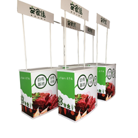 Promotion : Présentoir de comptoir pliable en plastique PP durable 40x80cm pour publicité et réception (vente en gros)
