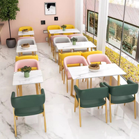 Meubles de salle à manger de luxe modernes, couleur personnalisable, table à manger, chaise, banquette en cuir, canapé de restaurant, café