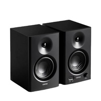 Enceintes professionnelles Edifier MR4 2.0 réglables pour la maison et le studio, avec effets sonores bimodes et boîtier en bois