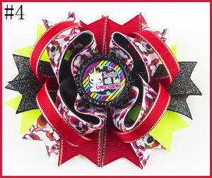 4.5 "inchini per capelli unicorno ispirati ai cartoni animati unicorno arcobaleno fermagli per capelli buon compleanno - Product Image 3