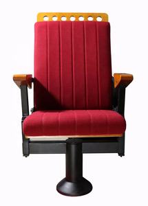 Складная Мебель для конференц-зала, кинотеатра, стул с блокнотом для письма, классическое церковное кресло, деревянная панель, используется для аудитории - Product Image 5