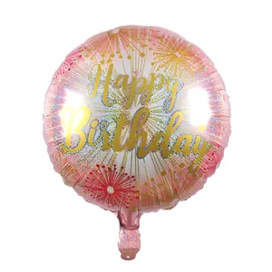 Palloncini gonfiabili rotondi stampati personalizzati di alta qualità all'ingrosso palloncini di elio di buon compleanno in vendita